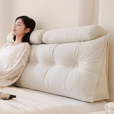 Headboard Pillow Triangle Bed