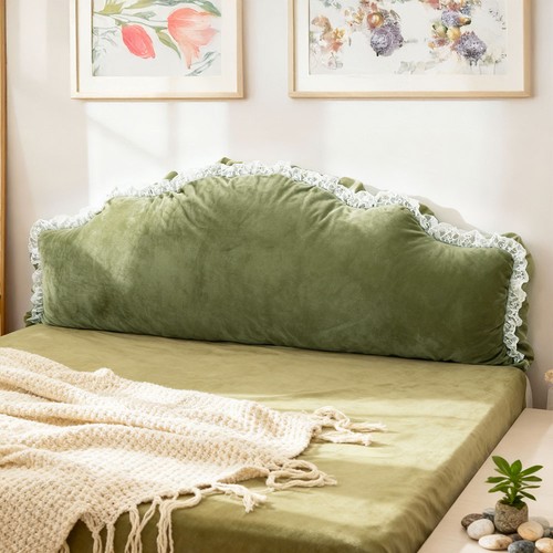Velvet bedside headboard - velvet,