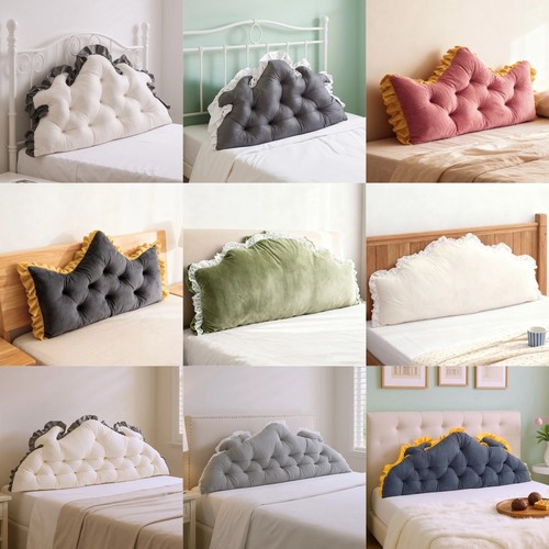 Bed headboard pillow cushion - pillow,